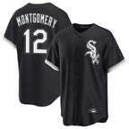 Crovyle C.White Sox #12 Colson Montgomery Player Black Home Game Stitched Jerseys