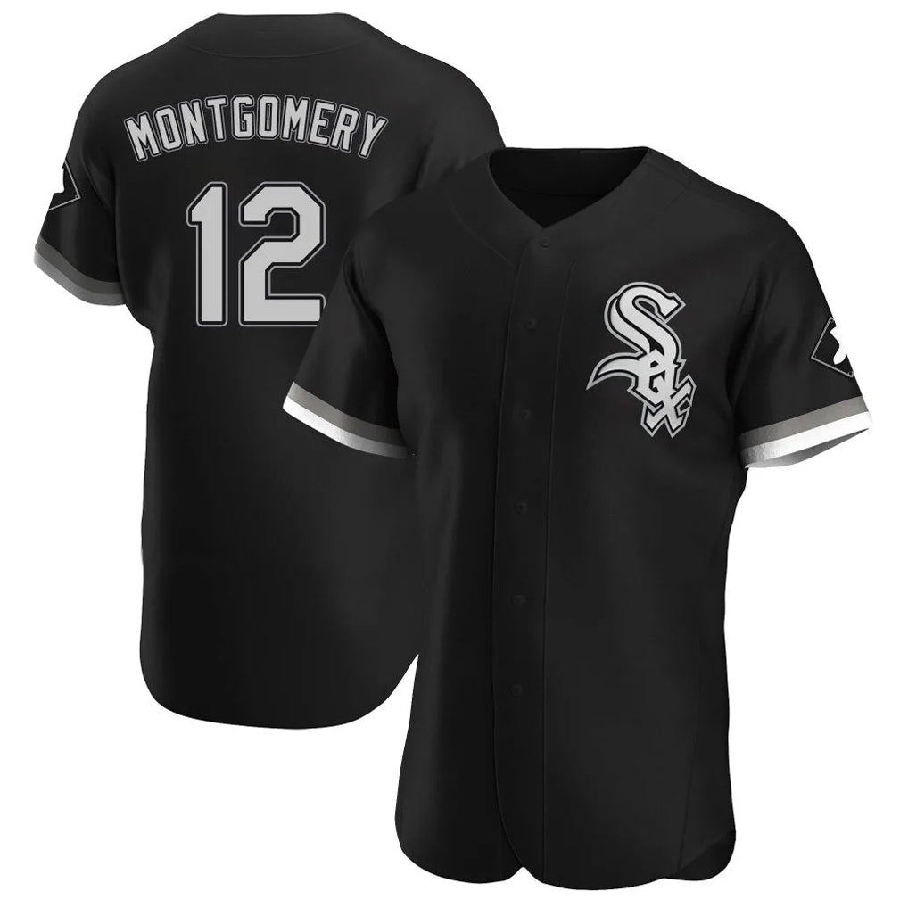 Crovyle C.White Sox #12 Colson Montgomery Player Black Limited Elite Home Stitched Jerseys