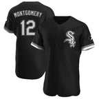 Crovyle C.White Sox #12 Colson Montgomery Player Black Limited Elite Home Stitched Jerseys