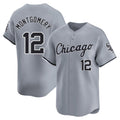 Crovyle C.White Sox #12 Colson Montgomery Player Gray Road Limited Home Stitched Jerseys
