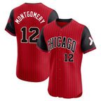 Crovyle C.White Sox #12 Colson Montgomery Player Red City Connect Limited Elite Home Stitched Jerseys