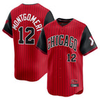 Crovyle C.White Sox #12 Colson Montgomery Player Red City Connect Limited Home Stitched Jerseys
