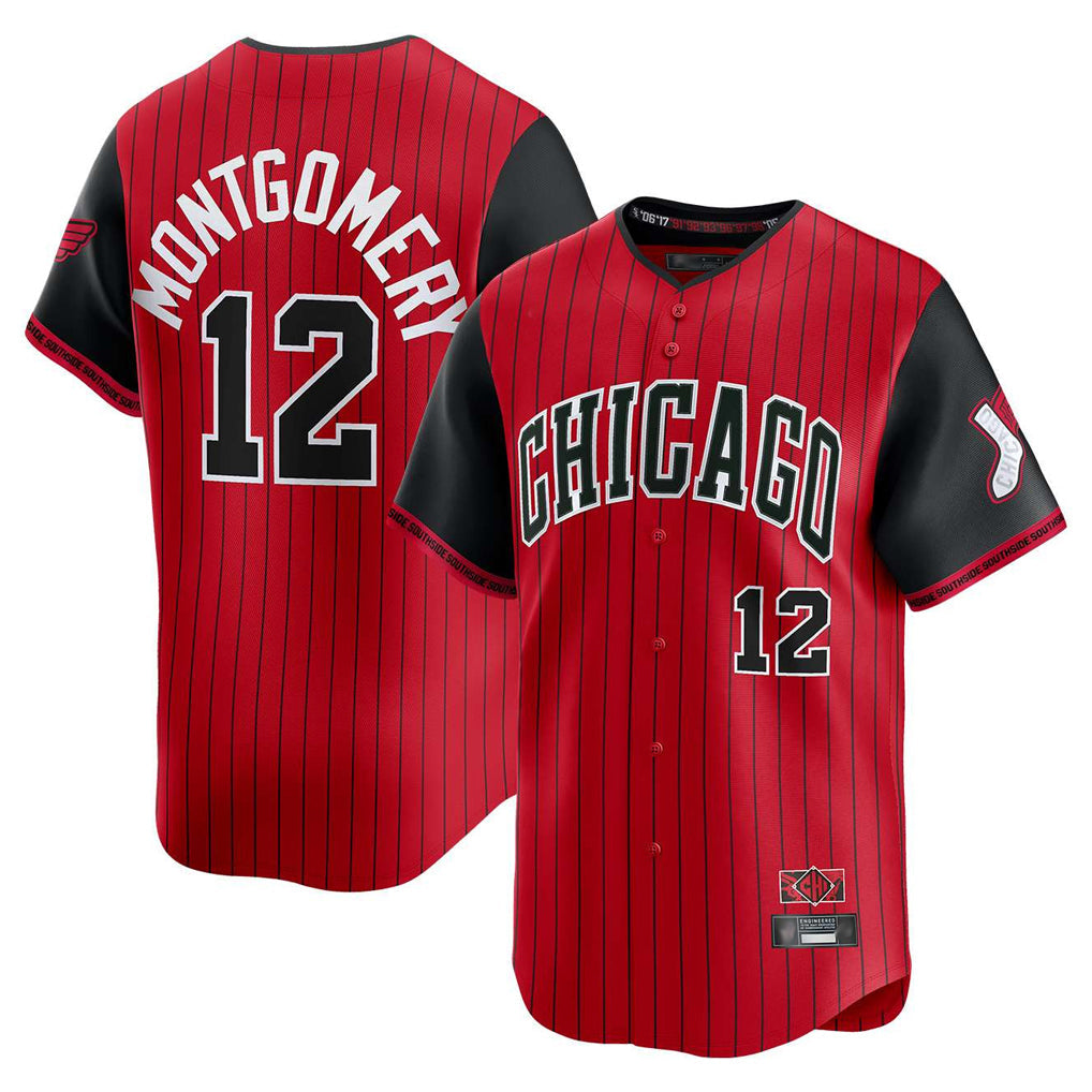 Crovyle C.White Sox #12 Colson Montgomery Player Red City Connect Limited Home Stitched Jerseys