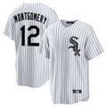 Crovyle C.White Sox #12 Colson Montgomery Player White Stripe Home Game Stitched Jerseys