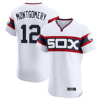 Crovyle C.White Sox #12 Colson Montgomery Player White T-shirt Limited Elite Home Stitched Jerseys