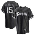 Crovyle C.White Sox #15 Sean Newcomb Player Black City Connect Home Game Stitched Jerseys