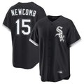 Crovyle C.White Sox #15 Sean Newcomb Player Black Home Game Stitched Jerseys