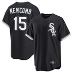 Crovyle C.White Sox #15 Sean Newcomb Player Black Home Game Stitched Jerseys