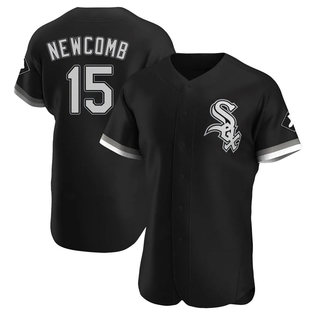 Crovyle C.White Sox #15 Sean Newcomb Player Black Limited Elite Home Stitched Jerseys