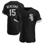 Crovyle C.White Sox #15 Sean Newcomb Player Black Limited Elite Home Stitched Jerseys