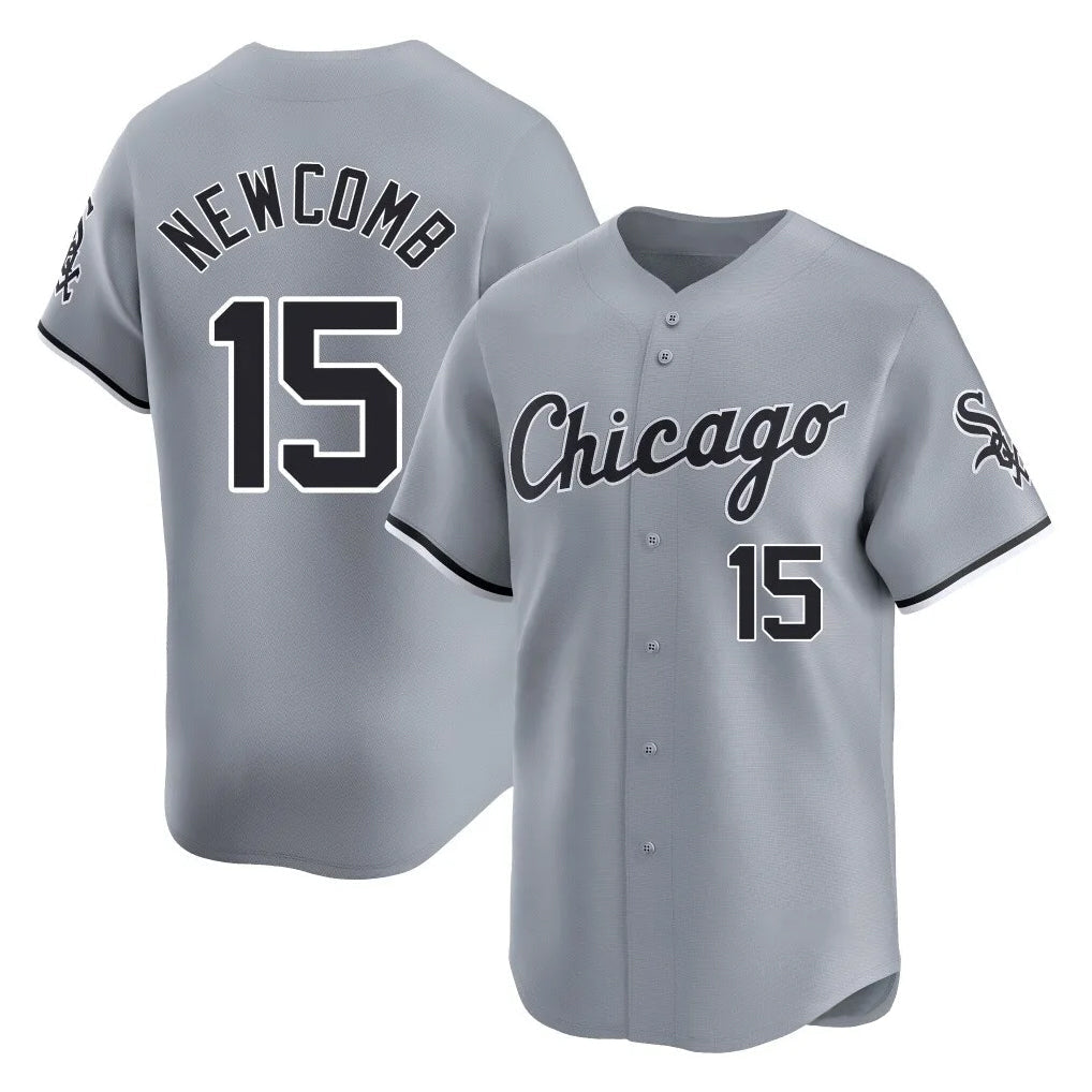 Crovyle C.White Sox #15 Sean Newcomb Player Gray Road Limited Home Stitched Jerseys