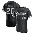 Crovyle C.White Sox #20 Miguel Vargas Player Black City Connect Limited Elite Home Stitched Jerseys