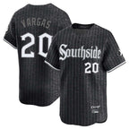 Crovyle C.White Sox #20 Miguel Vargas Player Black City Connect Limited Home Stitched Jerseys
