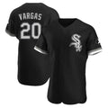 Crovyle C.White Sox #20 Miguel Vargas Player Black Limited Elite Home Stitched Jerseys
