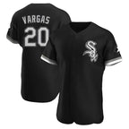 Crovyle C.White Sox #20 Miguel Vargas Player Black Limited Elite Home Stitched Jerseys