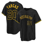 Crovyle C.White Sox #20 Miguel Vargas Player Black Snake Skin City Home Game Stitched Jerseys
