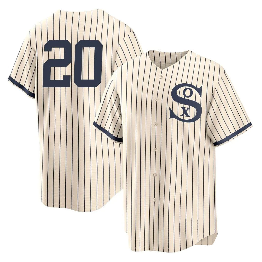 Crovyle C.White Sox #20 Miguel Vargas Player Cream Field of Dreams Home Game Stitched Jerseys