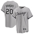 Crovyle C.White Sox #20 Miguel Vargas Player Gray Home Game Stitched Jerseys