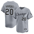 Crovyle C.White Sox #20 Miguel Vargas Player Gray Road Limited Home Stitched Jerseys