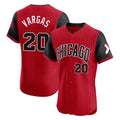Crovyle C.White Sox #20 Miguel Vargas Player Red City Connect Limited Elite Home Stitched Jerseys