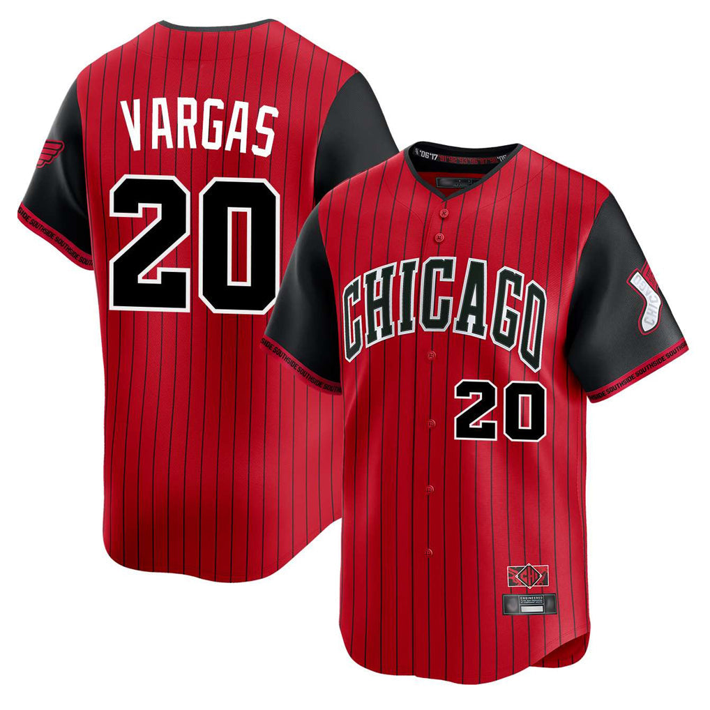 Crovyle C.White Sox #20 Miguel Vargas Player Red City Connect Limited Home Stitched Jerseys