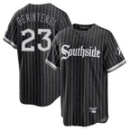 Crovyle C.White Sox #23 Andrew Benintendi Player Black City Connect Home Game Stitched Jerseys