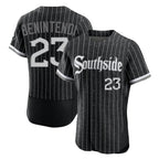 Crovyle C.White Sox #23 Andrew Benintendi Player Black City Connect Limited Elite Home Stitched Jerseys