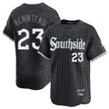 Crovyle C.White Sox #23 Andrew Benintendi Player Black City Connect Limited Home Stitched Jerseys