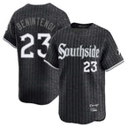 Crovyle C.White Sox #23 Andrew Benintendi Player Black City Connect Limited Home Stitched Jerseys