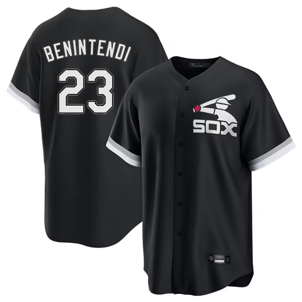 Crovyle C.White Sox #23 Andrew Benintendi Player Black Spring Training Game Stitched Jerseys