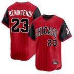 Crovyle C.White Sox #23 Andrew Benintendi Player Red City Connect Limited Home Stitched Jerseys