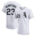 Crovyle C.White Sox #23 Andrew Benintendi Player White Stripe Limited Elite Home Stitched Jerseys