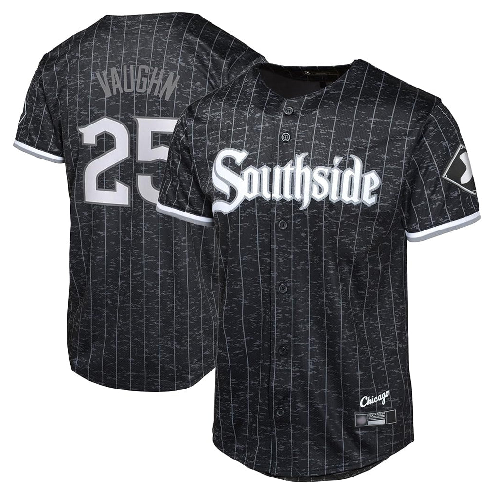 Crovyle C.White Sox #25 Andrew Vaughn Player Black City Connect Home Game Stitched Jerseys