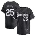 Crovyle C.White Sox #25 Andrew Vaughn Player Black City Connect Limited Home Stitched Jerseys