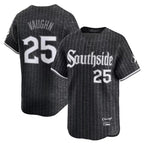 Crovyle C.White Sox #25 Andrew Vaughn Player Black City Connect Limited Home Stitched Jerseys