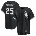 Crovyle C.White Sox #25 Andrew Vaughn Player Black Home Game Stitched Jerseys