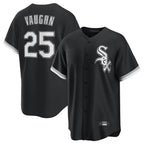 Crovyle C.White Sox #25 Andrew Vaughn Player Black Home Game Stitched Jerseys