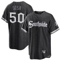 Crovyle C.White Sox #50 Lenyn Sosa Player Black City Connect Home Game Stitched Jerseys