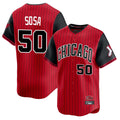 Crovyle C.White Sox #50 Lenyn Sosa Player Red City Connect Limited Home Stitched Jerseys
