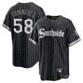 Crovyle C.White Sox #58 Seranthony Dom¨ªnguez Player Black City Connect Home Game Stitched Jerseys