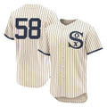 Crovyle C.White Sox #58 Seranthony Dom¨ªnguez Player Cream Field of Dreams Limited Elite Home Stitched Jerseys