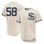 Crovyle C.White Sox #58 Seranthony Dom¨ªnguez Player Cream Field of Dreams Limited Elite Home Stitched Jerseys