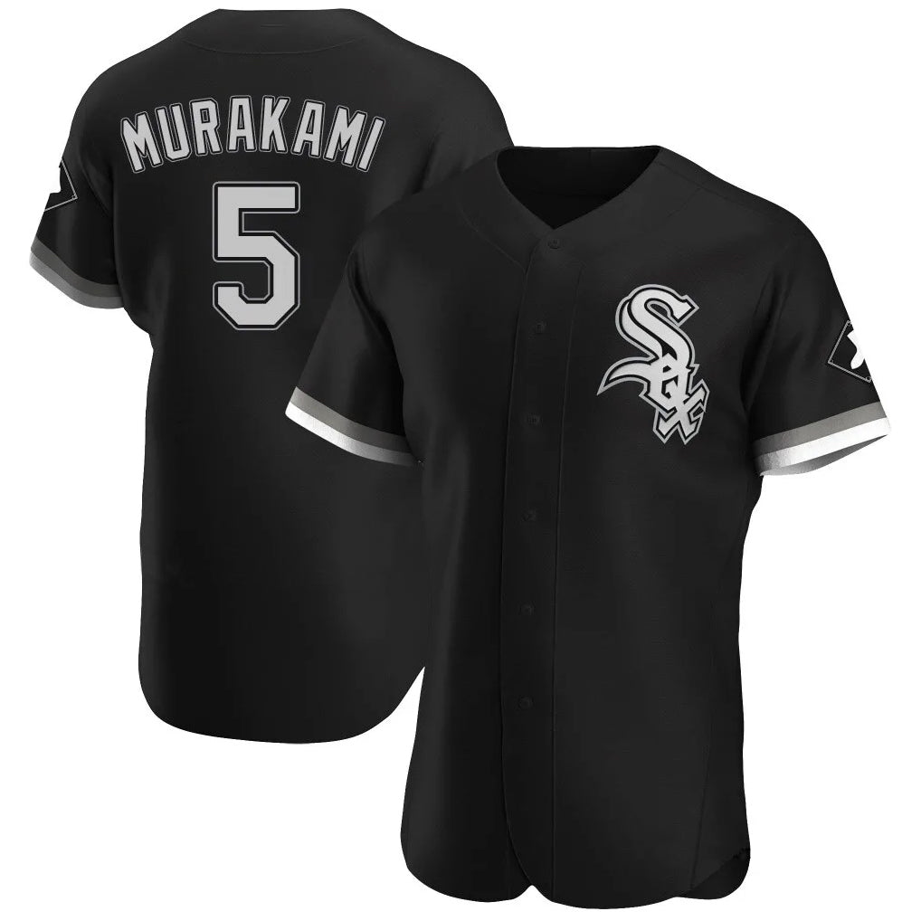 Crovyle C.White Sox #5 Munetaka Murakami Player Black Limited Elite Home Stitched Jerseys