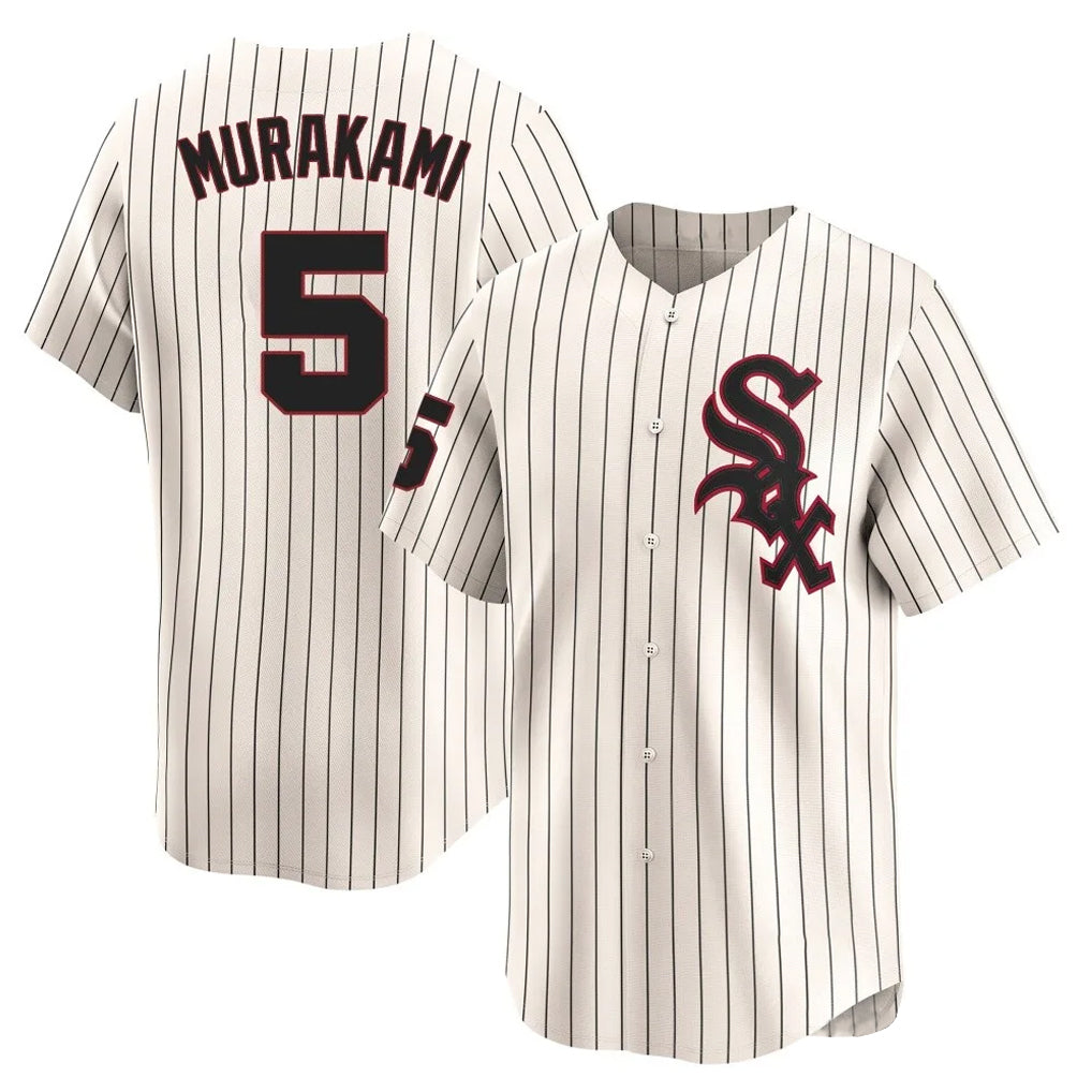 Crovyle C.White Sox #5 Munetaka Murakami Player Cream Cooperstown Collection Limited Home Stitched Jerseys