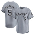 Crovyle C.White Sox #5 Munetaka Murakami Player Gray Road Limited Home Stitched Jerseys