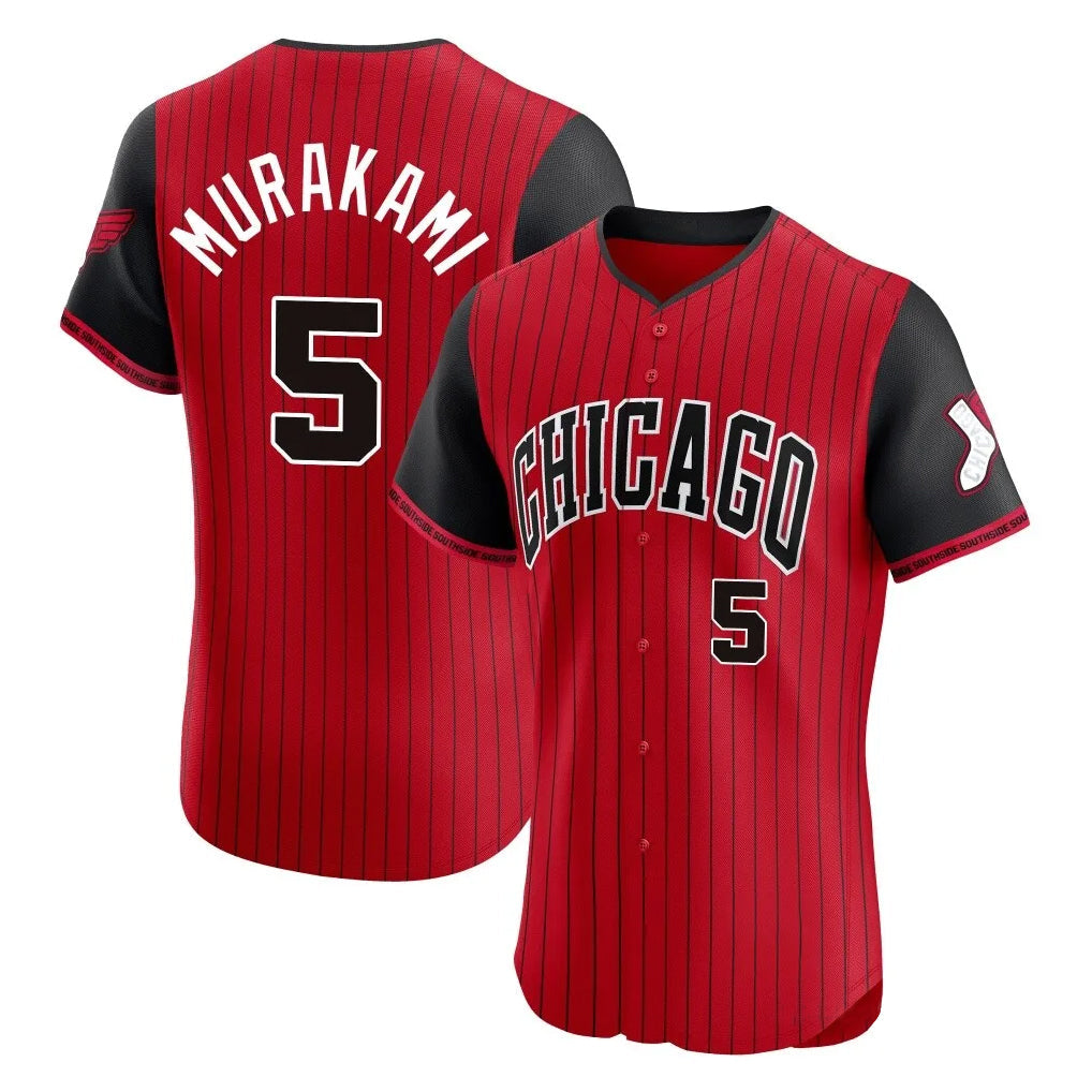 Crovyle C.White Sox #5 Munetaka Murakami Player Red City Connect Limited Elite Home Stitched Jerseys