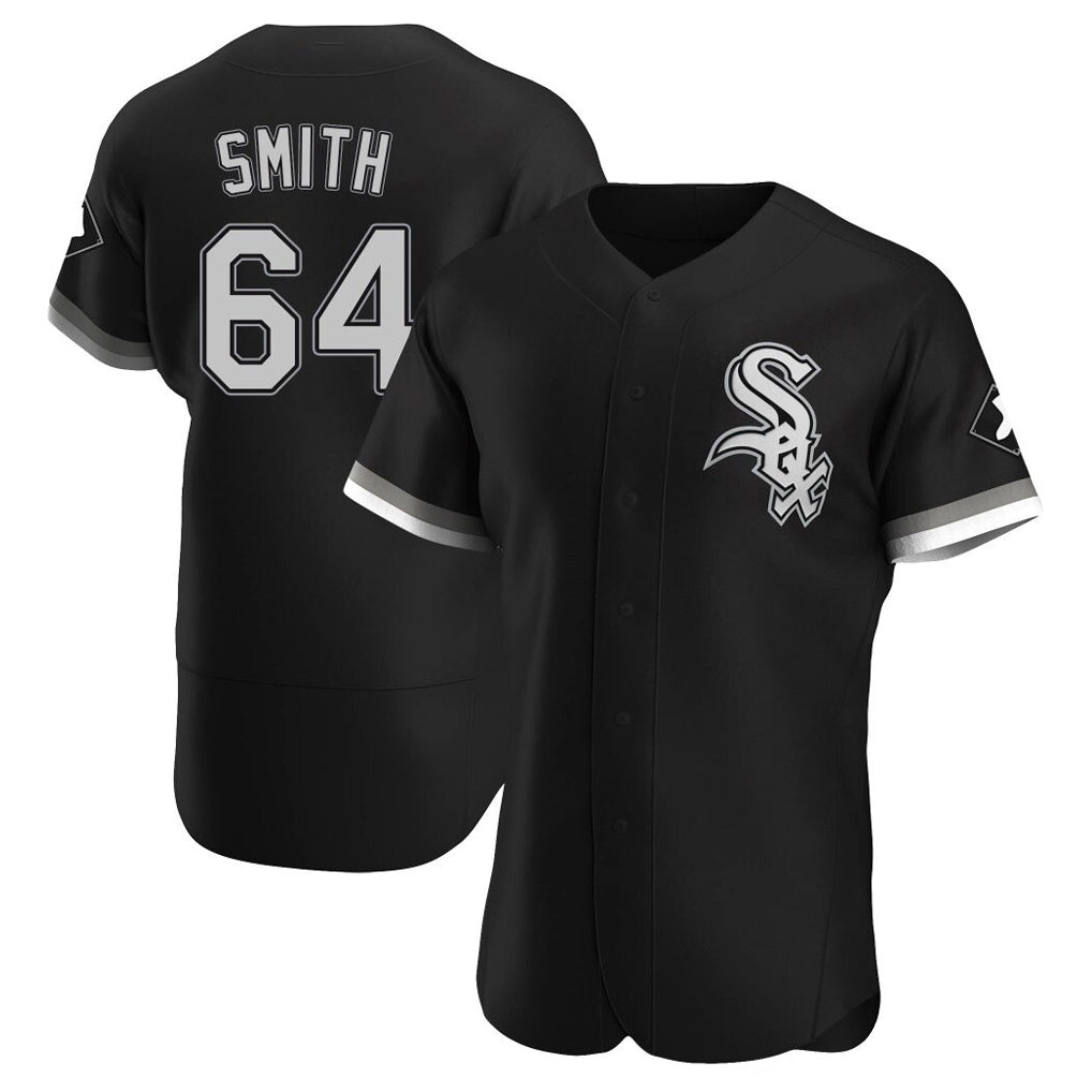 Crovyle C.White Sox #64 Shane Smith Player Black Limited Elite Home Stitched Jerseys