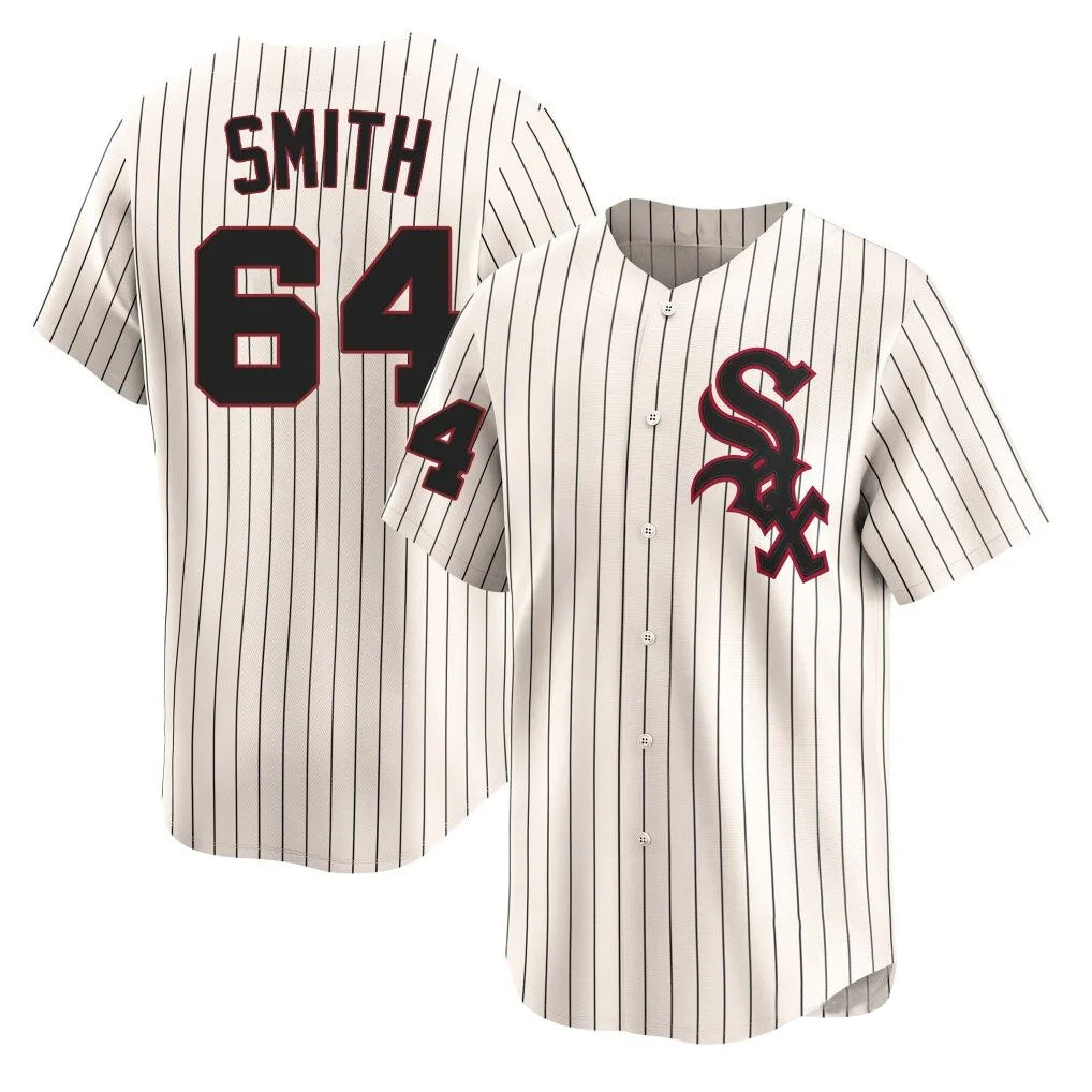 Crovyle C.White Sox #64 Shane Smith Player Cream Cooperstown Collection Limited Home Stitched Jerseys