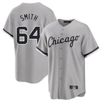 Crovyle C.White Sox #64 Shane Smith Player Gray Home Game Stitched Jerseys
