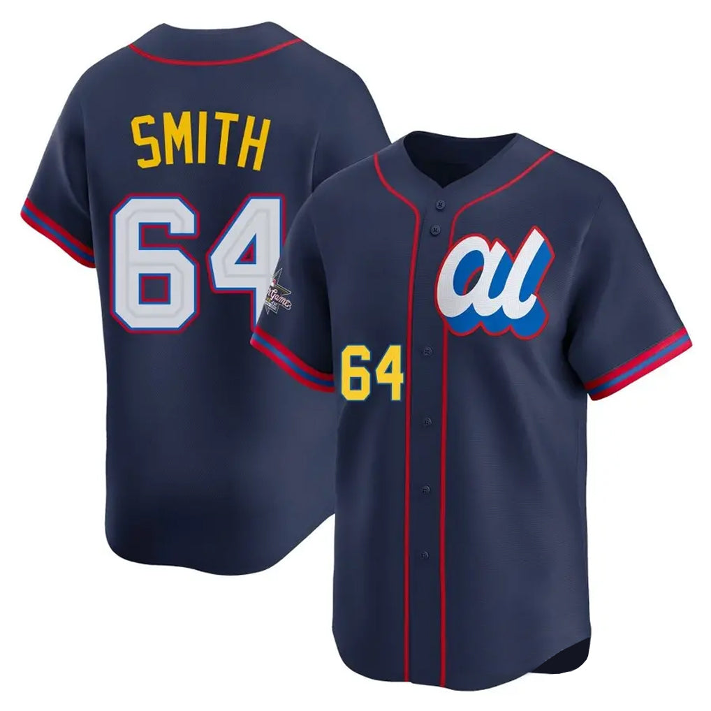 Crovyle C.White Sox #64 Shane Smith Player Navy Limited American League All-Star Edition Stitched Jerseys